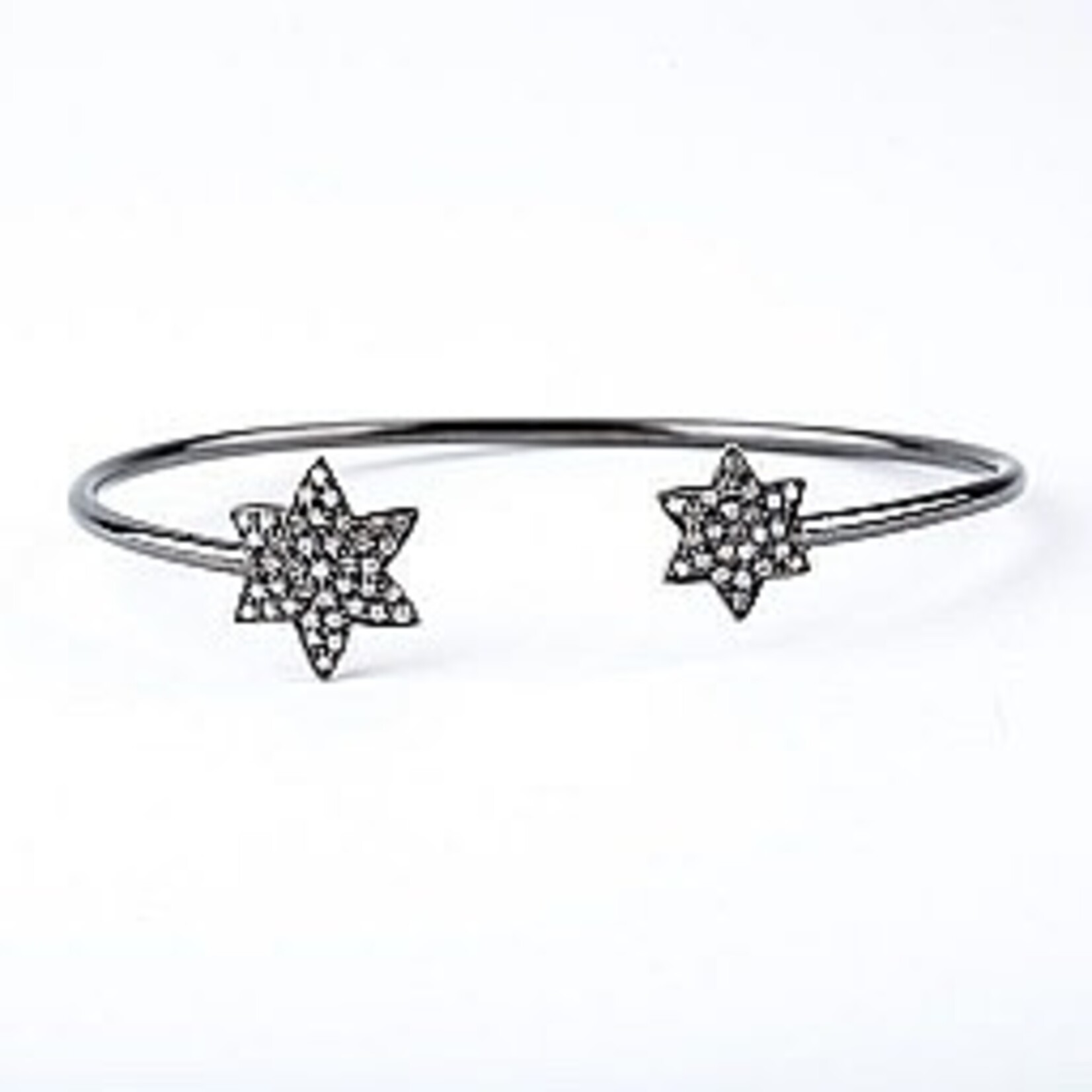 Mina Danielle Thin Diamond Star Cuff