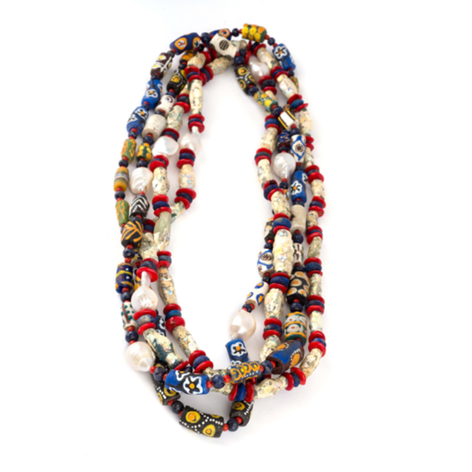 Mina Danielle Baroque Pearl Tribal Necklace