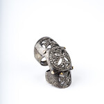Mina Danielle Medieval Knuckle Ring with Diamonds