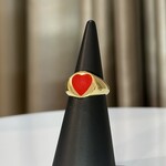 Mina Danielle Red Heart Ring