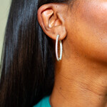 Mina Danielle Silver Hoop Earrings