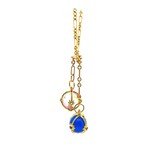Mina Danielle Mystic Iridescent & Tanzanite Orb Necklace