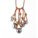 Mina Danielle Multi Tahitian Pearl Drop Necklace