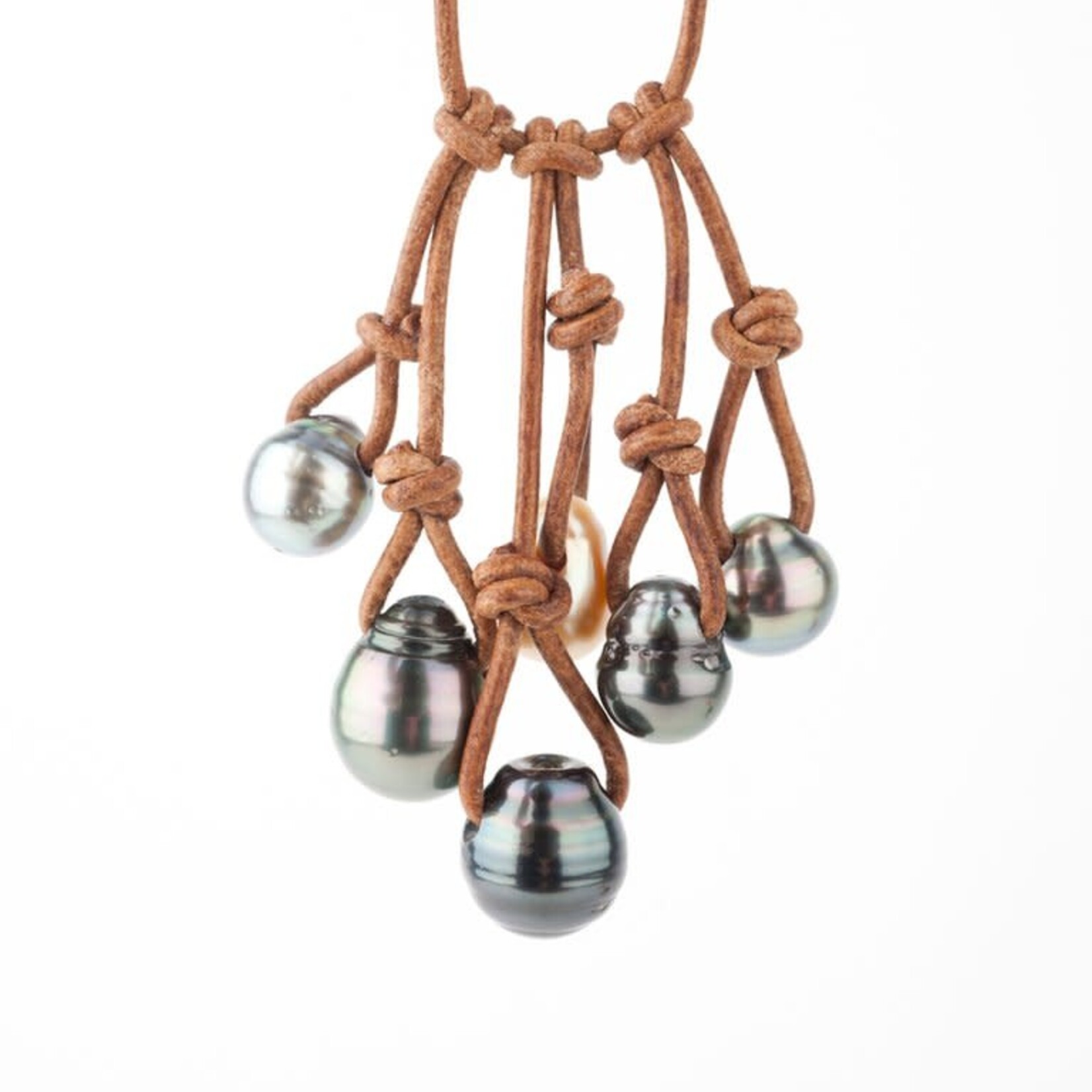 Mina Danielle Multi Tahitian Pearl Drop Necklace