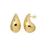 Mina Danielle Large Gold "Bottega" Bean Earrings