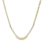 Mina Danielle Gold Princess Tennis Necklace