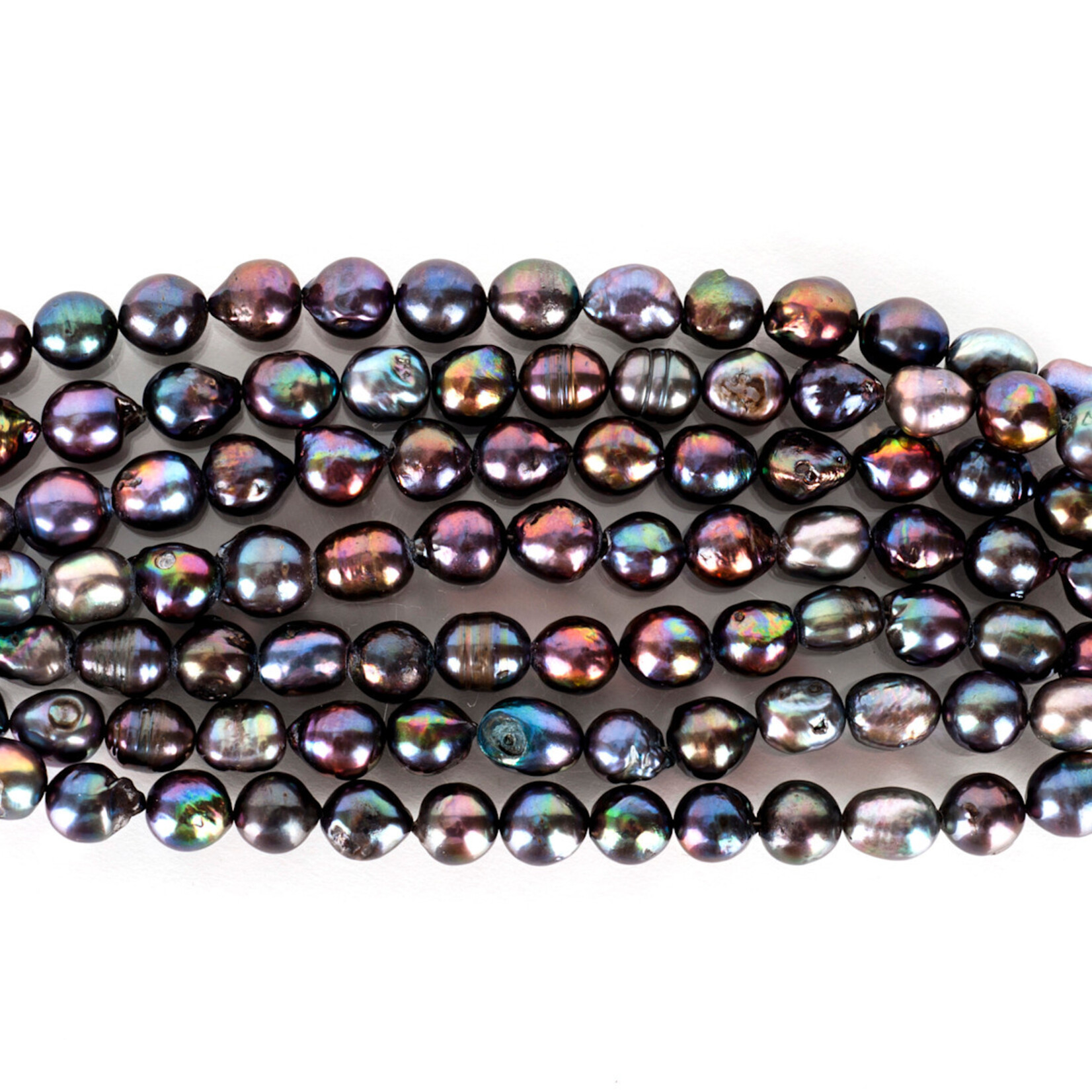 Mina Danielle Eight Row Endless Pearl Cuff Bracelet