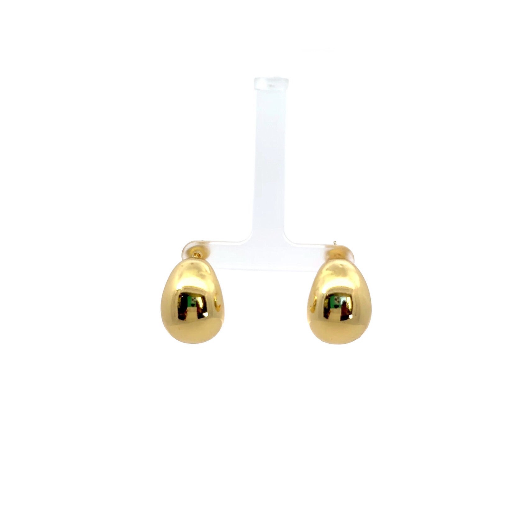 Mina Danielle Puffy Gold Earrings