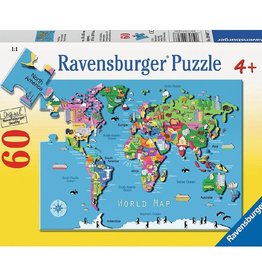 Ravensburger Carte du monde 60p