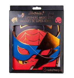 Great Pretenders Superhero Masks (8 pcs)