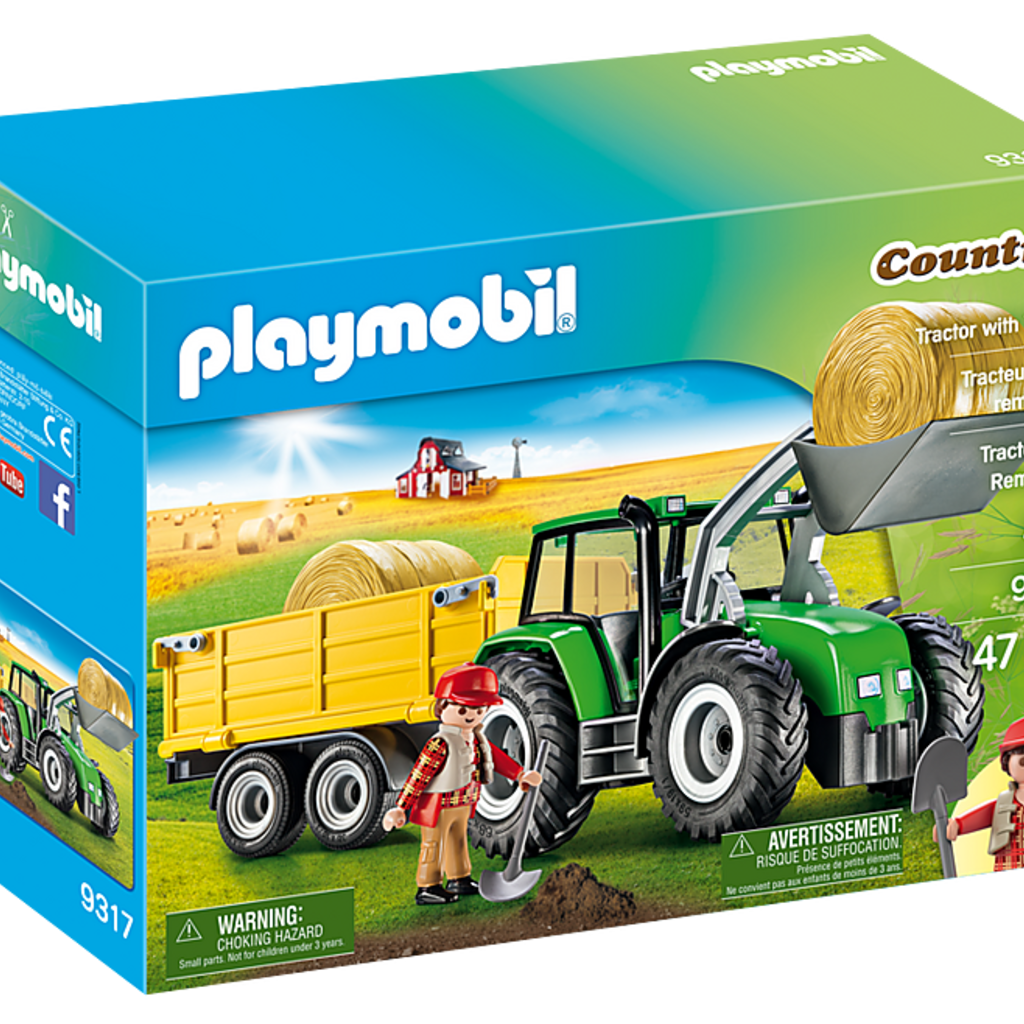 playmobil tracteur