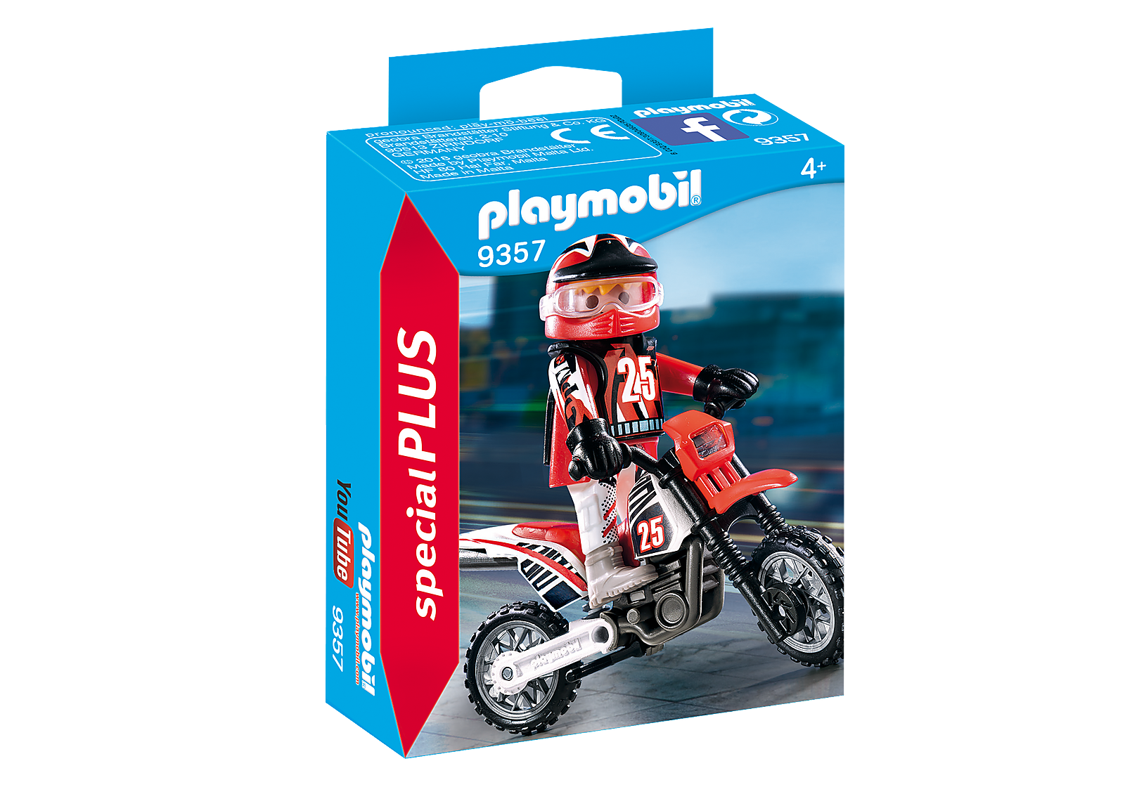 Playmobil 9357 Pilote De Motocross Ojeux