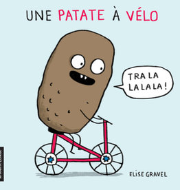 Courte echelle Une patate a vélo