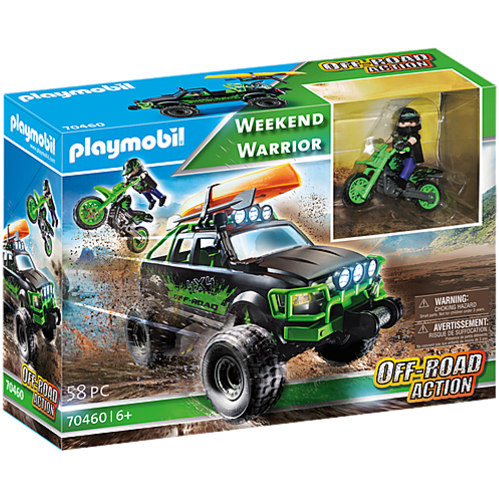Playmobil 70460 Vehicule Tout Terrain Et Moto Cross Ojeux Playmobil 70460 Vehicule Tout Terrain Et Moto Cross Ojeux