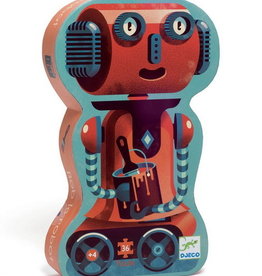 Djeco Puzzle silhouette / Bob le robot / 36 pcs