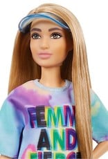 Mattel Barbie Fashionistas - Lalka avec robe Tie-Dyed