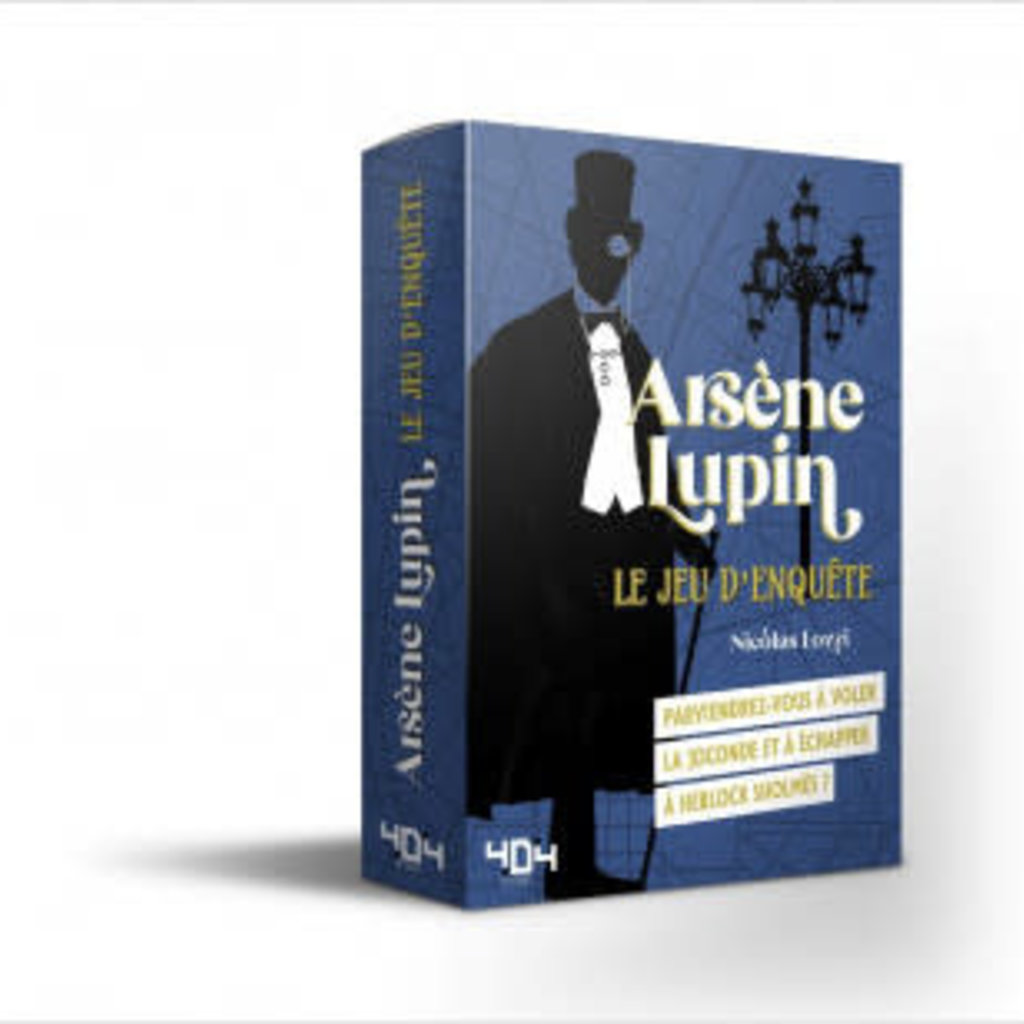404 EDITIONS Arsène Lupin : Le jeu d'enquête