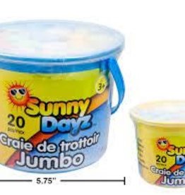 Sunny Dayz Craie de Trottoir Jumbo 20 pieces