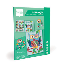Scratch Livre EduLogic-Couleurs&Formes magnétiques Hibou
