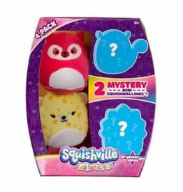 Squishmallows Squishmallows - Squishville 2" Mystery 4 Pack
