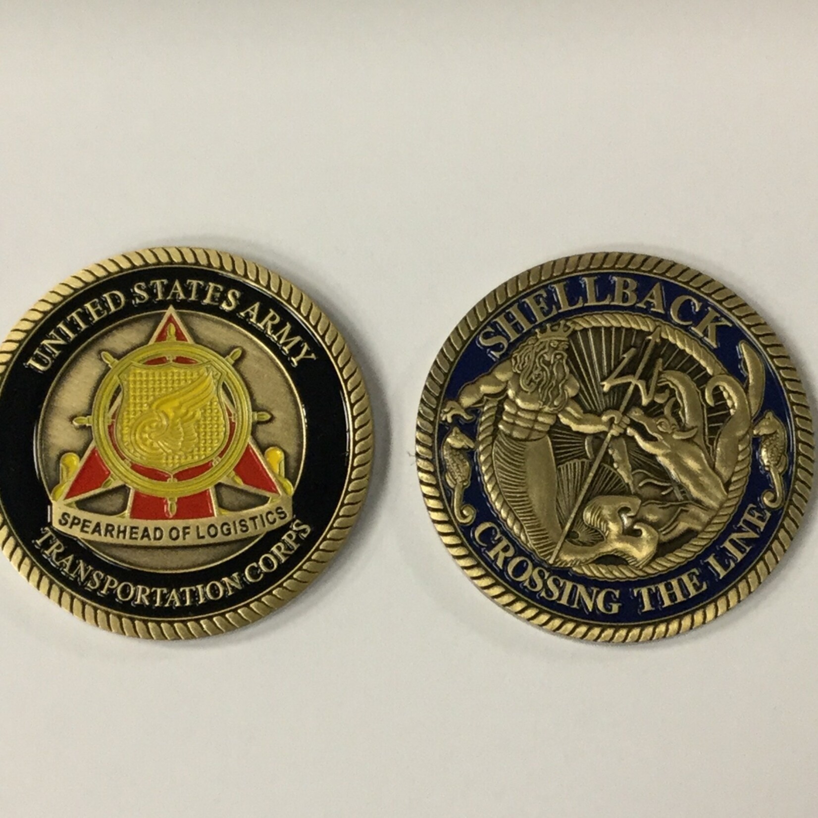 SHELLBACK/CROSSING THE LINE COIN