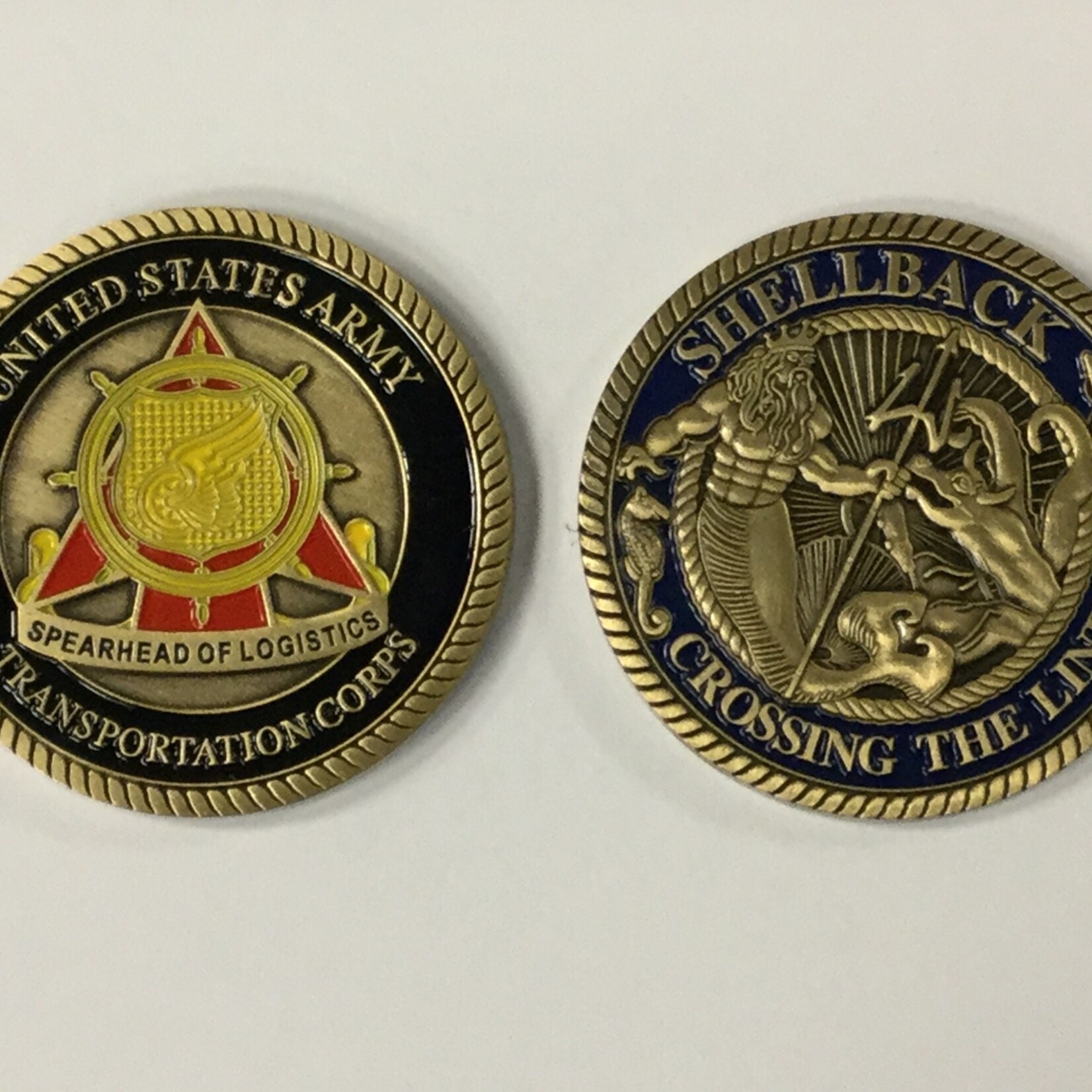 SHELLBACK/CROSSING THE LINE COIN