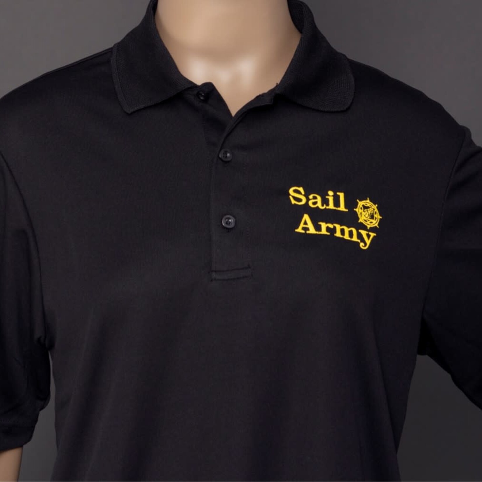 Sail Army Polo Black 3XL