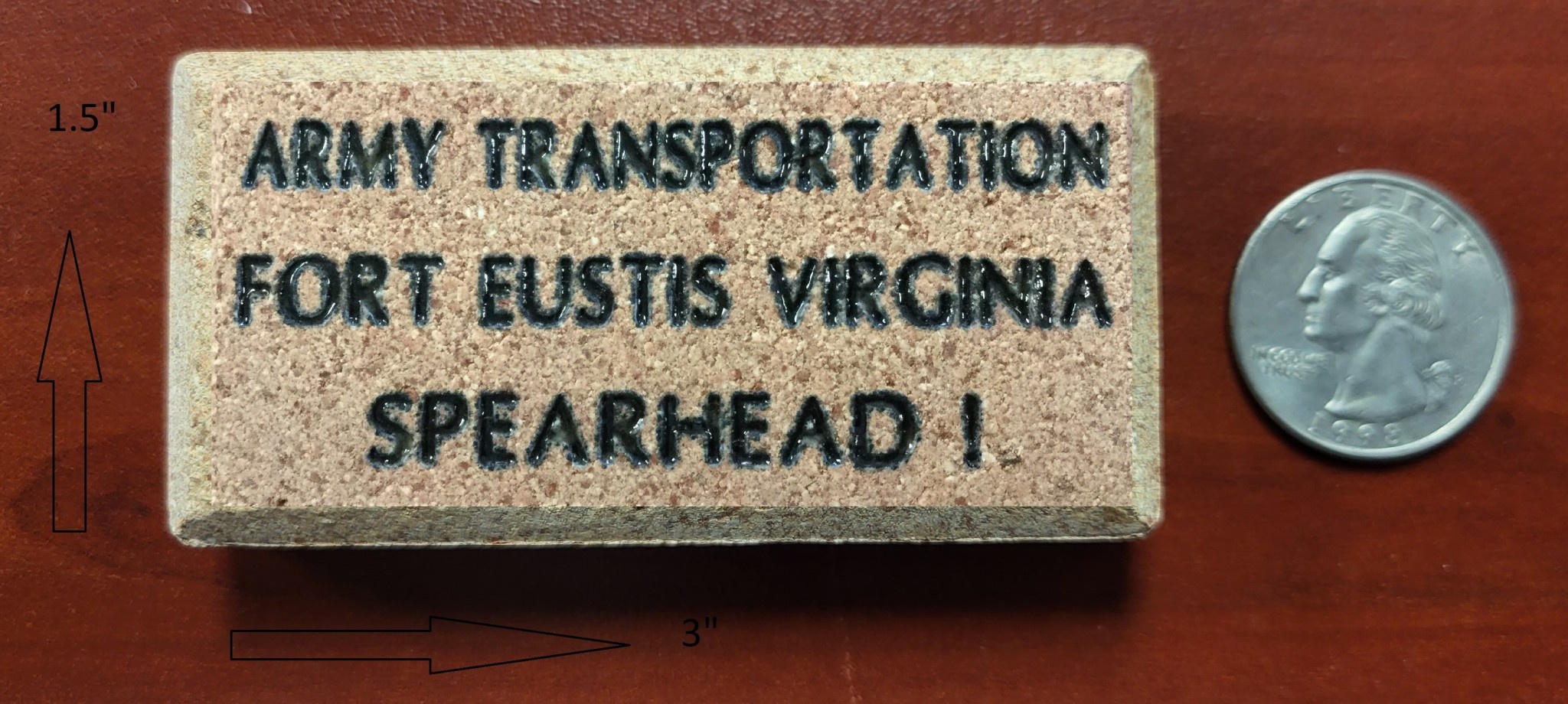 FORT EUSTIS MINI BRICK ATMF Gift Shop