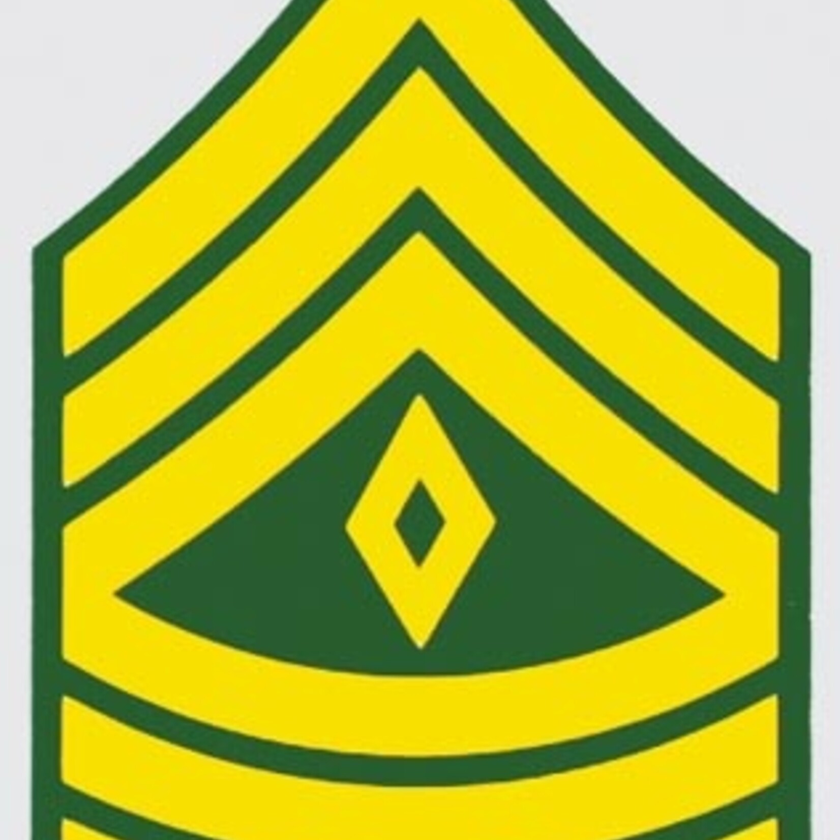 1SG SERGEANT E8 Decal