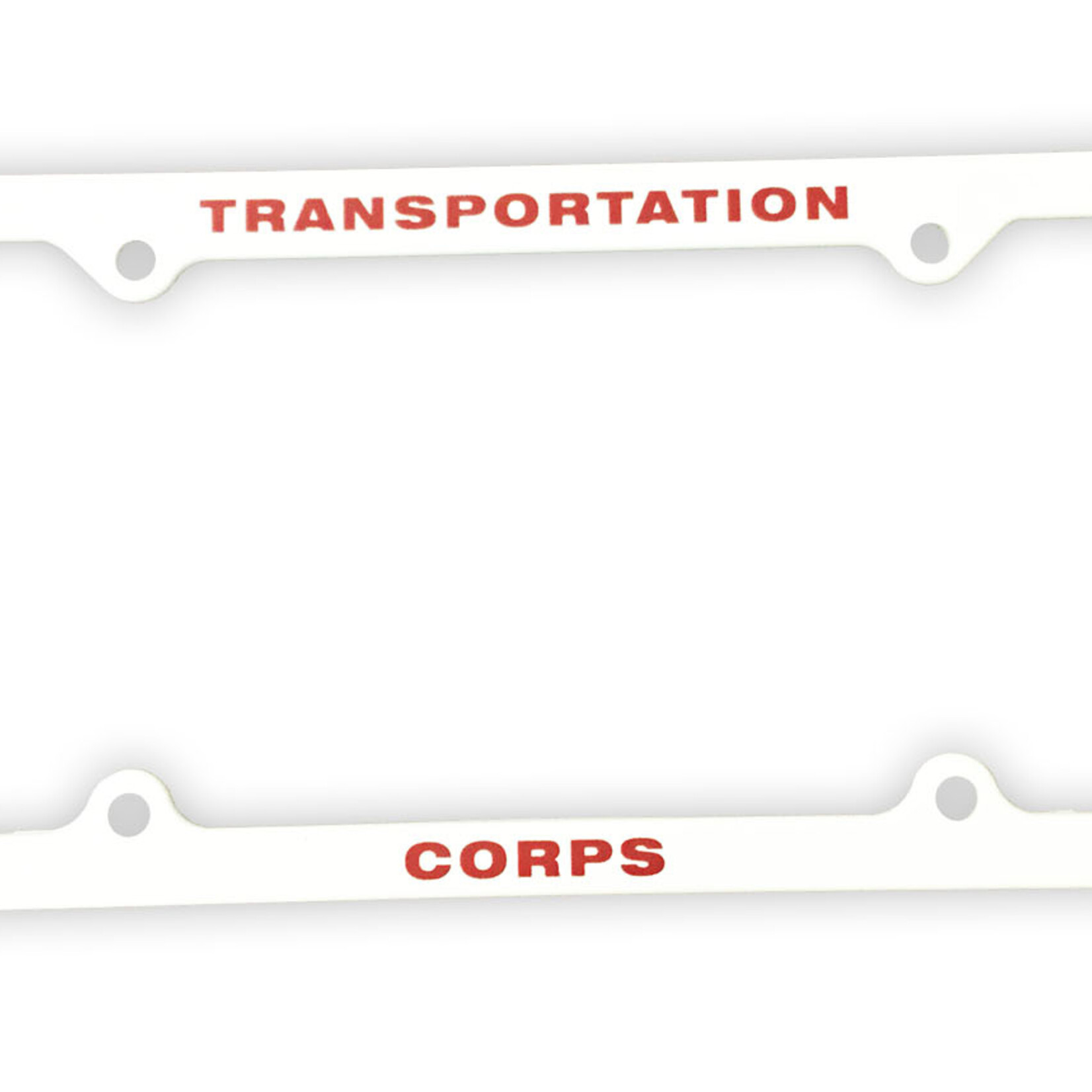 TRANSPORTATION CORPS LICENSE PLATE HOLDER