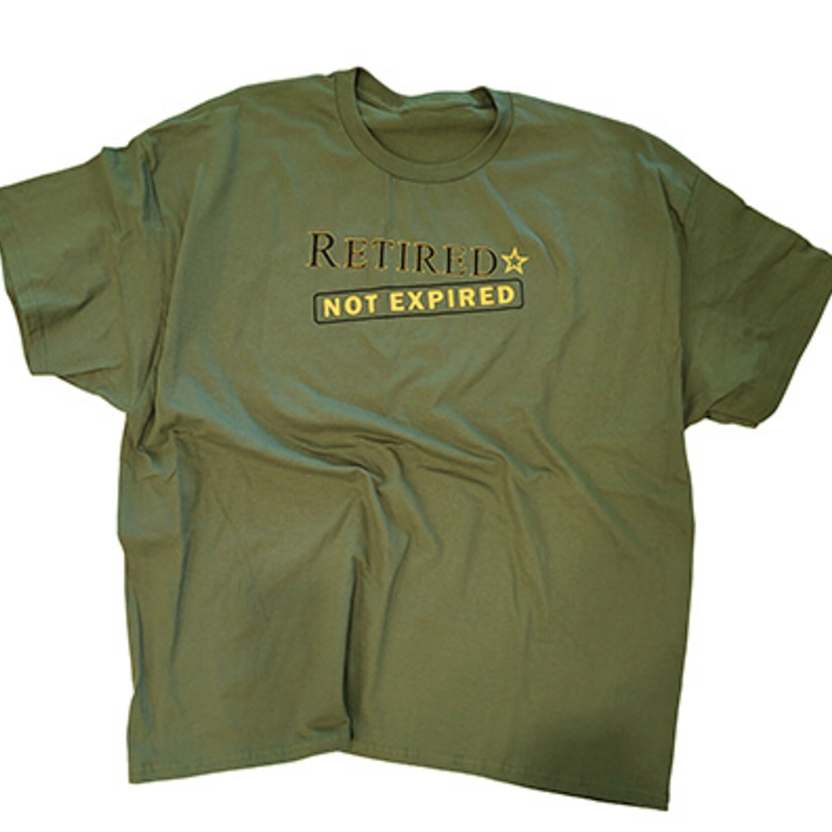 Retired Not Expired OD Green 3XL