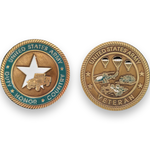 U.S. Army Veteran w/jeep Coin