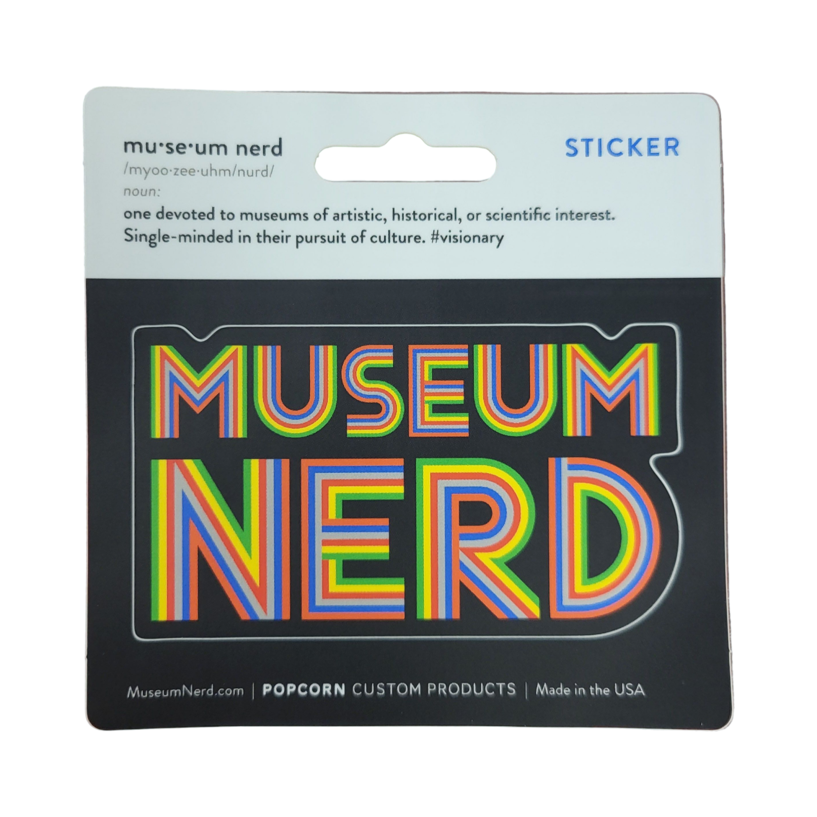 Museum Nerd Sticker