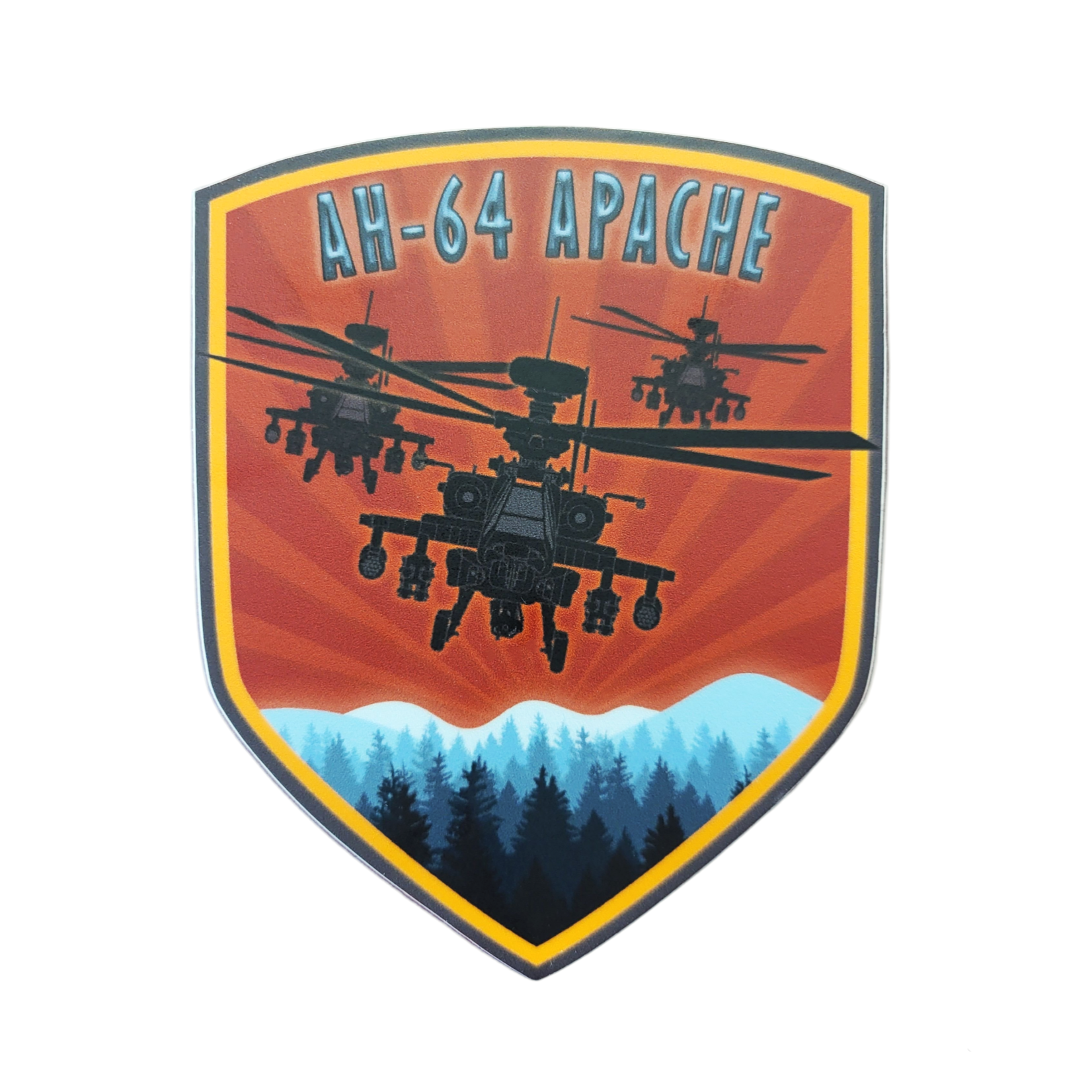 AH-64 Apache Sticker
