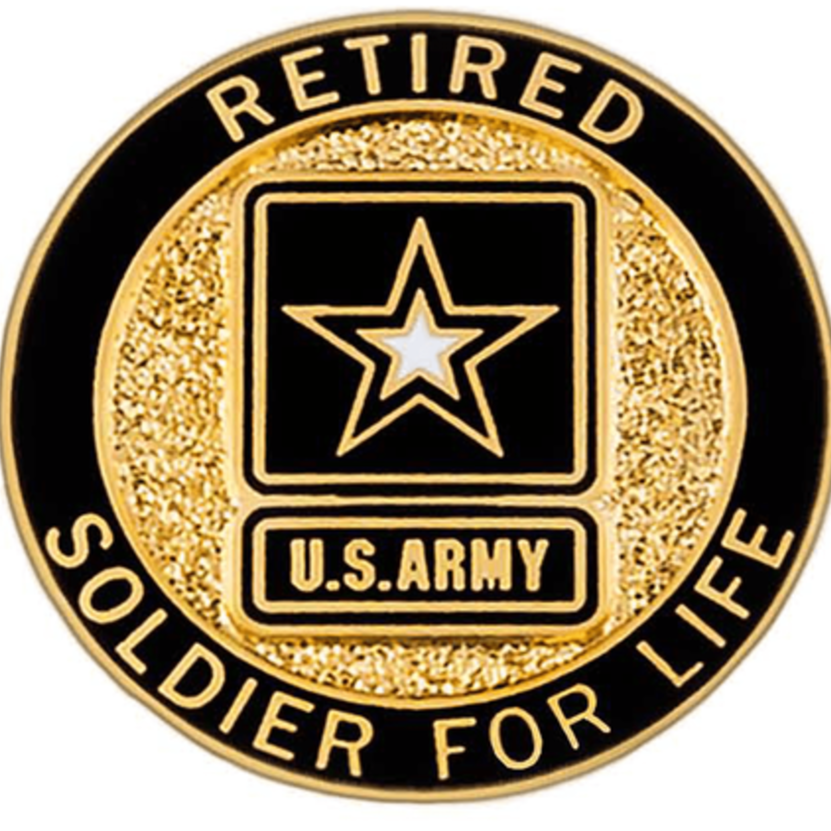Solider For Life (Retired) Pin