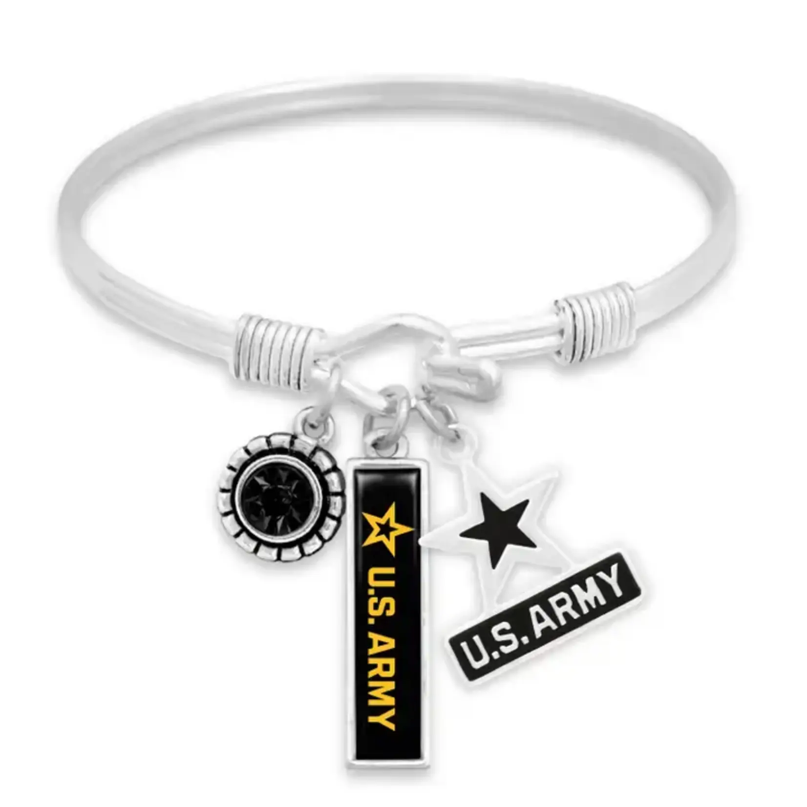 U.S. Army Triple Charm Bracelet
