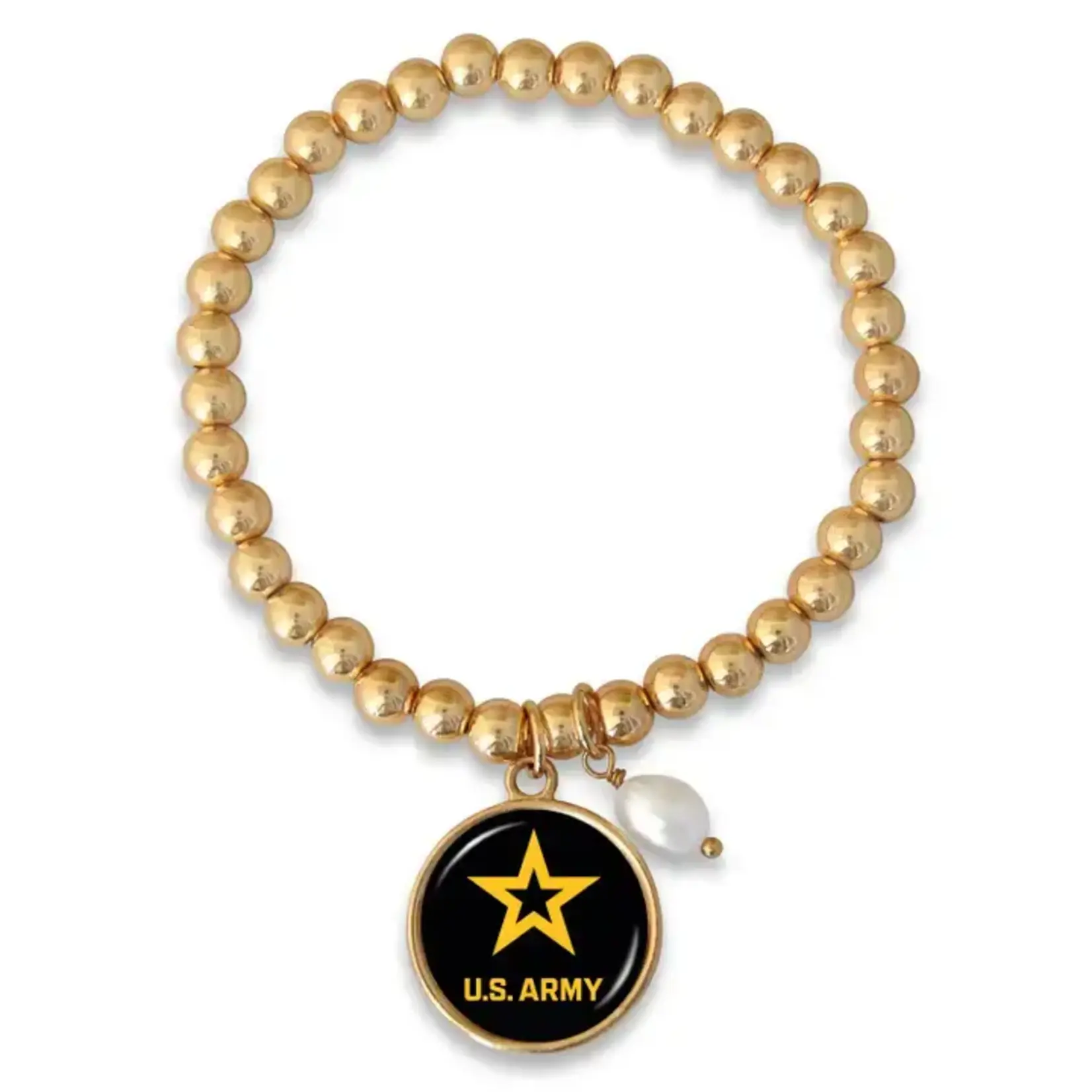 U.S. Army Stretchy Charm Bracelet