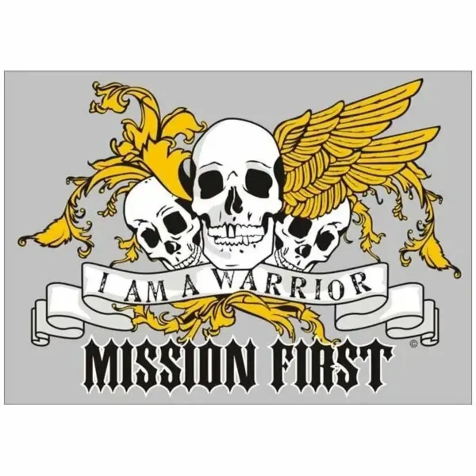 Mission First Decal