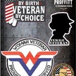 Woman Veteran Sticker Sheet