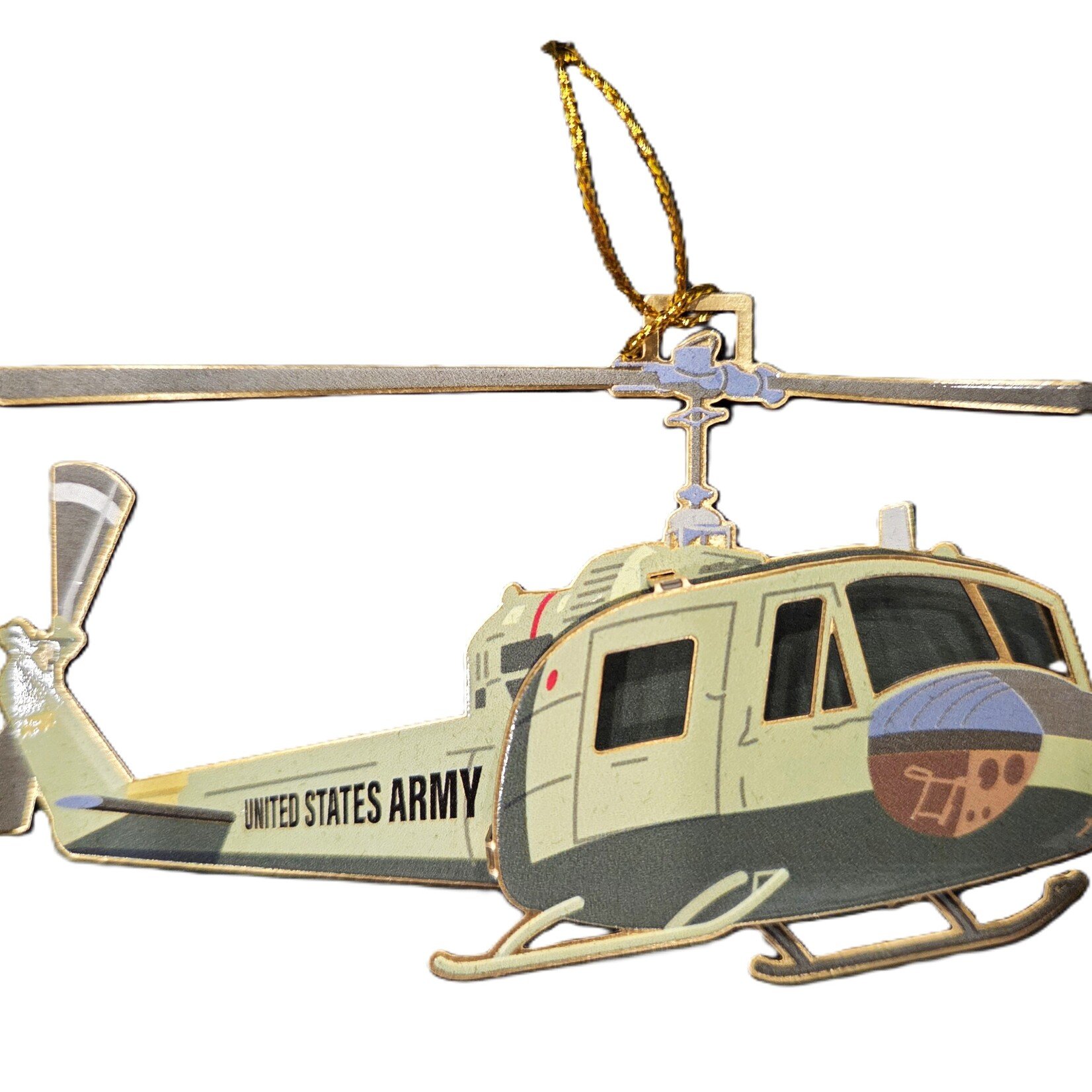 U.S. Army Transportation Museum Heuy Ornament 2025