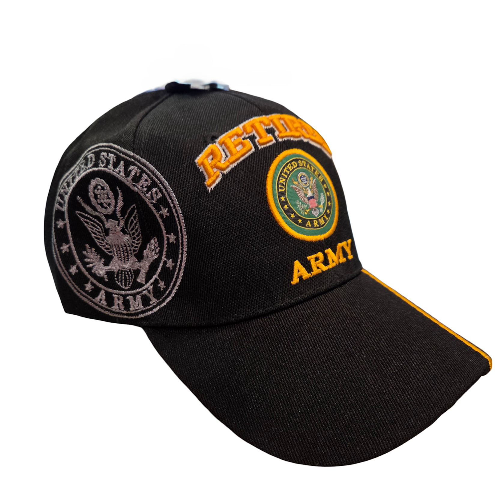Army Retired w/Camo Cap