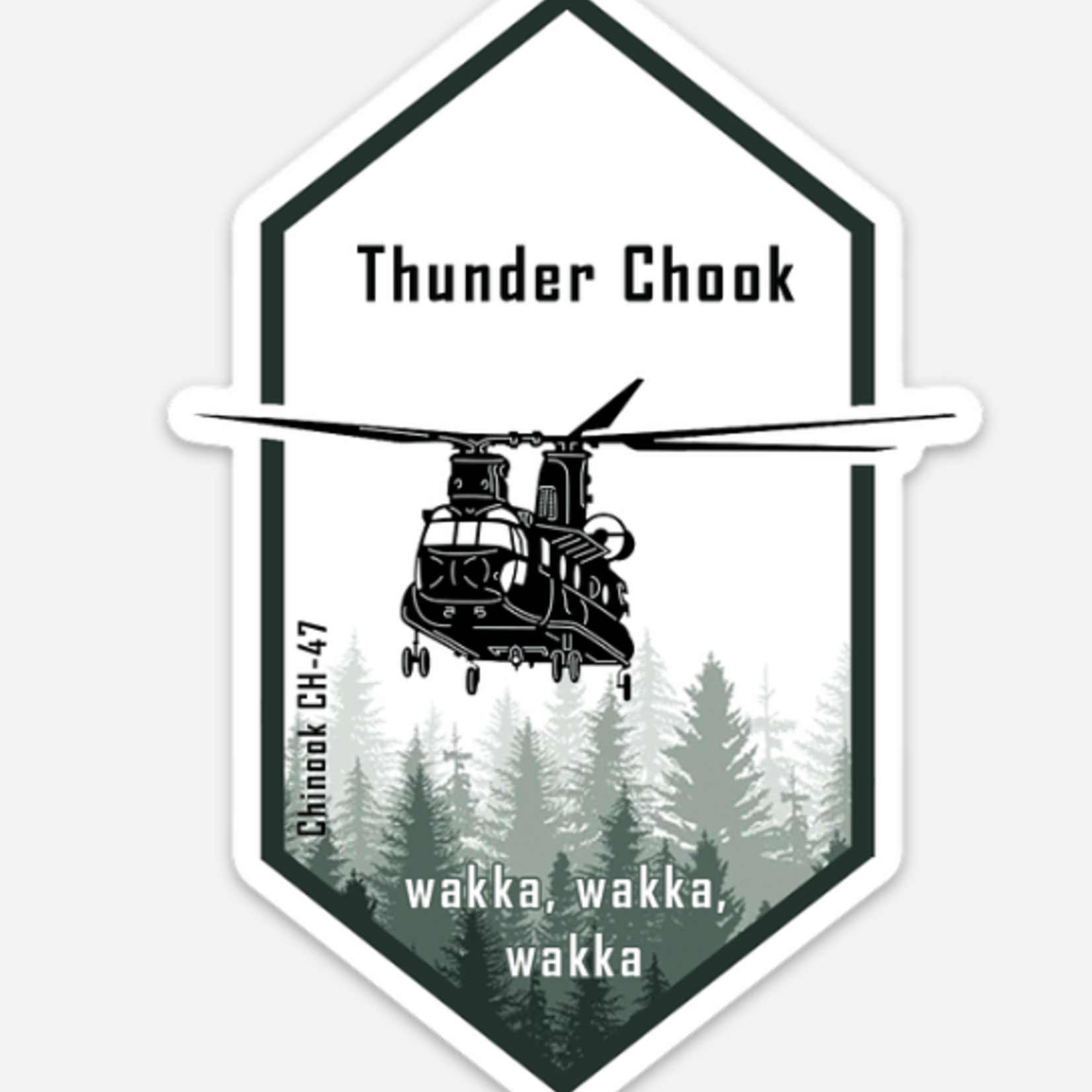 Thunder Chook Sticker