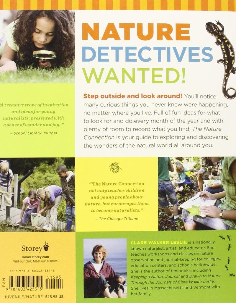 The Nature Connection: An Outdoor Workbook for Kids, Families, and Classrooms - Clare Walker Leslie