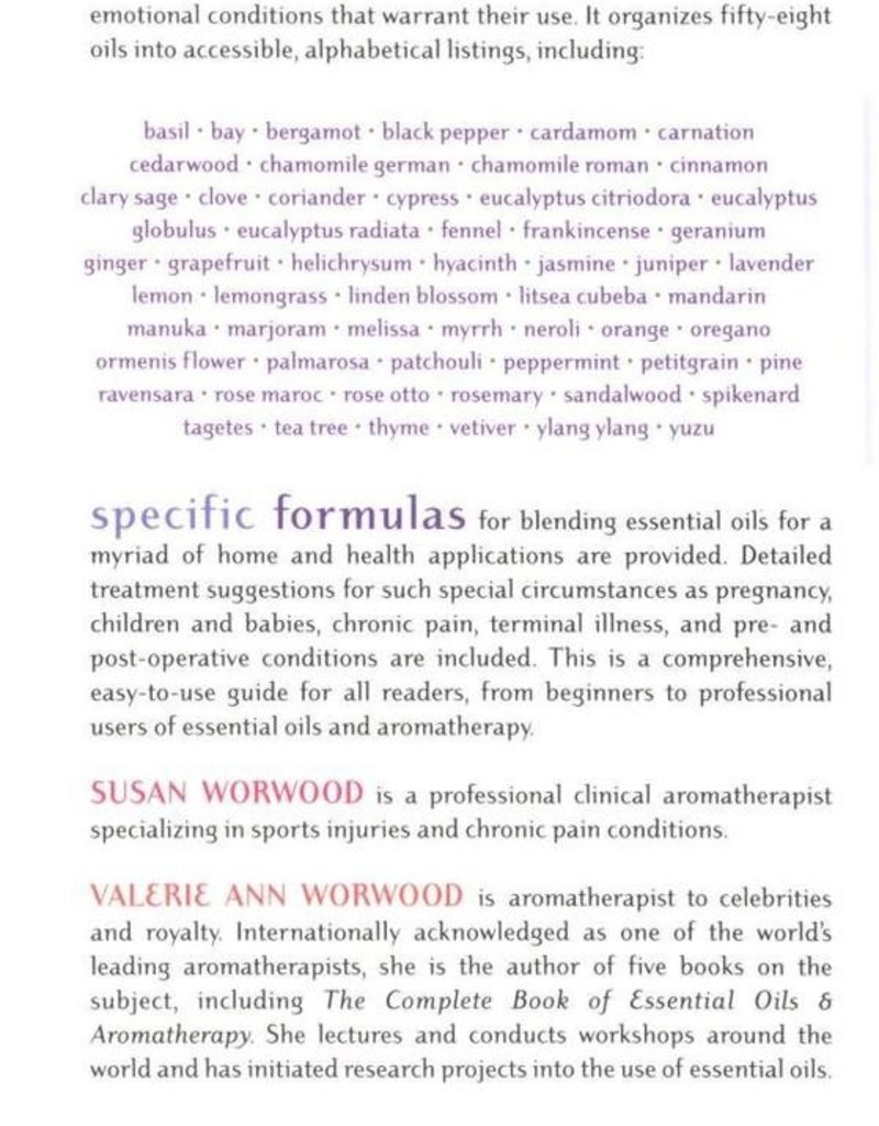 Essential Aromatherapy: A Pocket Guide to Essential Oils and Aromatherapy – Susan E. Worwood