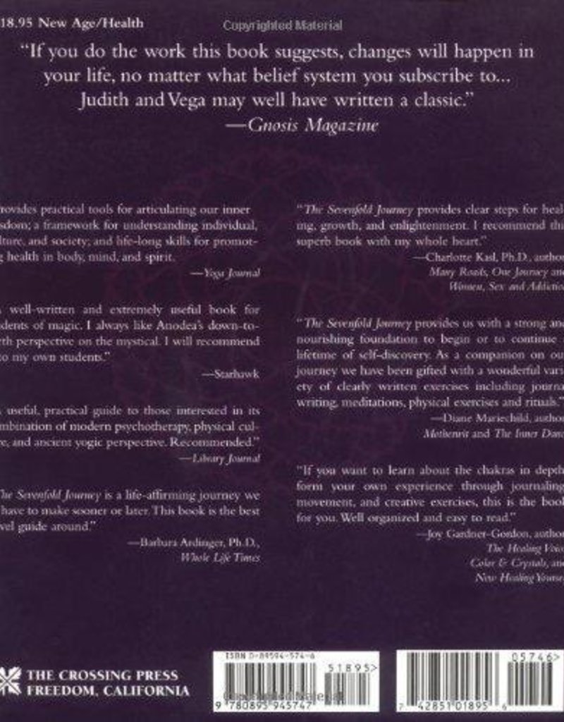 The Sevenfold Journey: Reclaiming Mind, Body and Spirit Through the Chakras – Anodea Judith