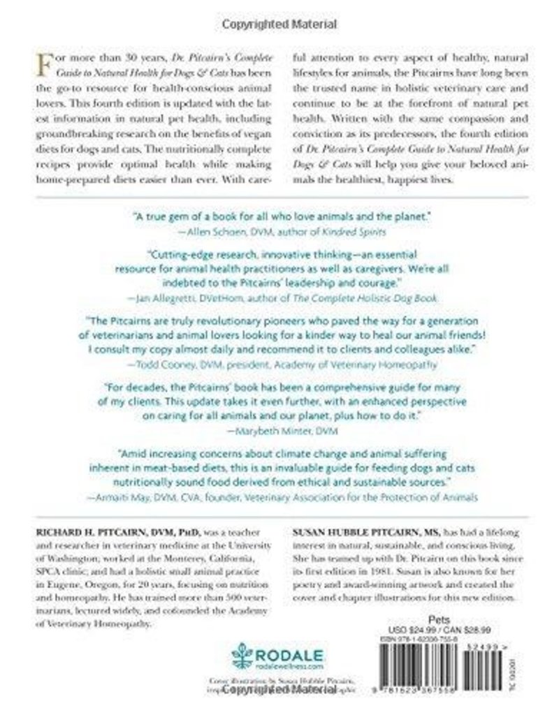 Dr. Pitcairn's Comprehensive Guide to Natural Health for Dogs & Cats