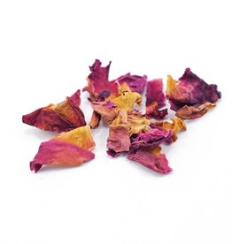 Red Rose Petals, organic, bulk/oz