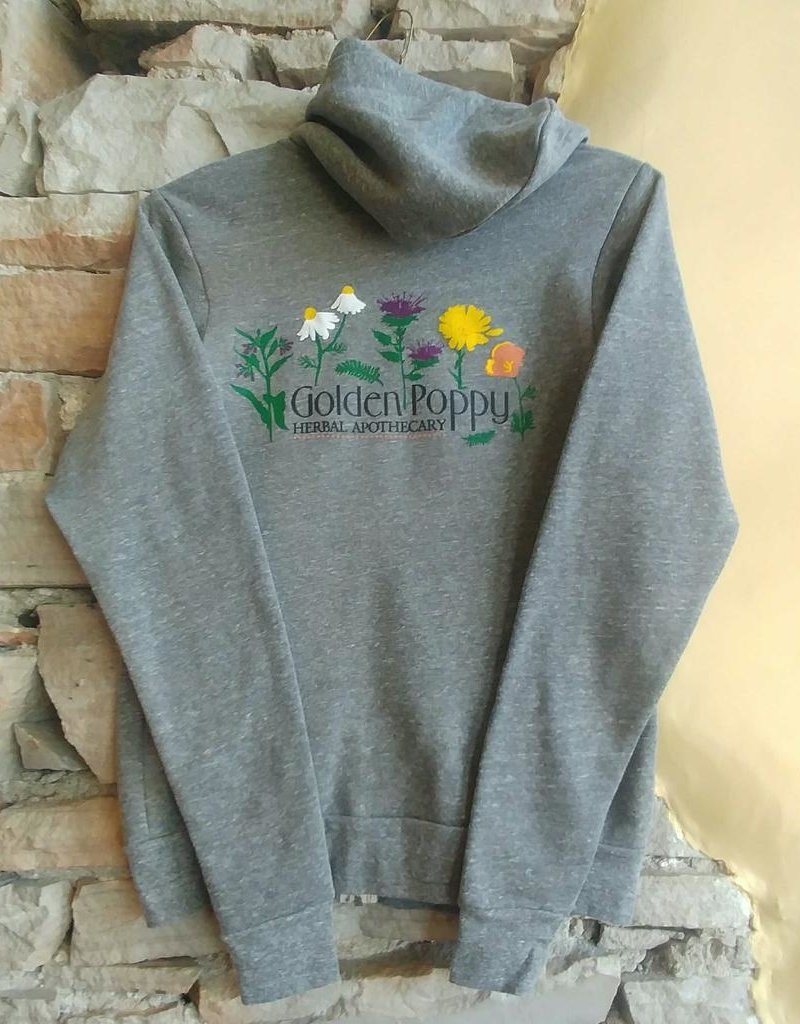 Medicinal Flowers Zip Up Hoodie