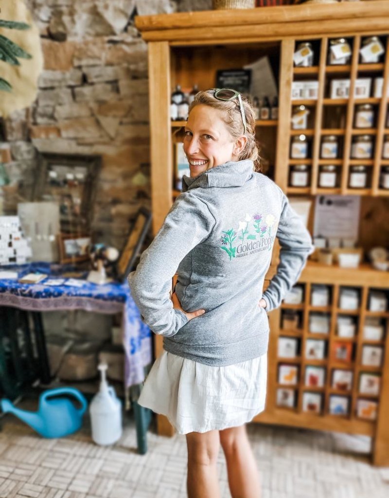 Medicinal Flowers Zip Up Hoodie