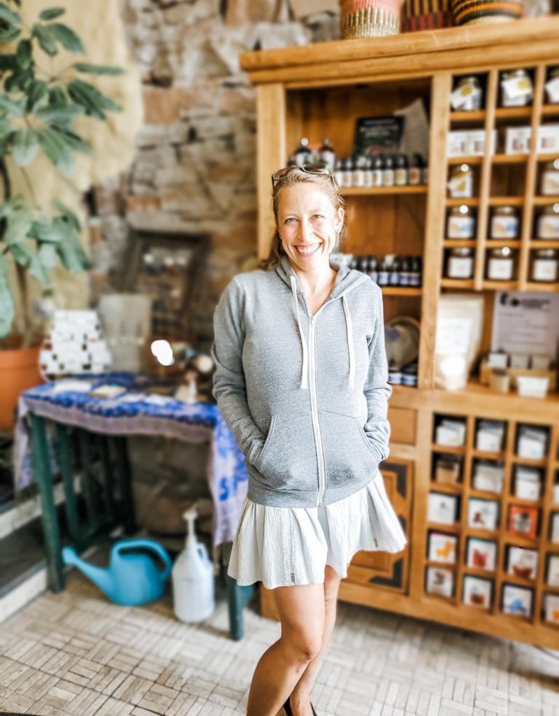 Medicinal Flowers Zip Up Hoodie